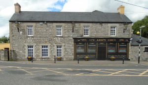 A fine, two storey stone building; The Abbey Lodge